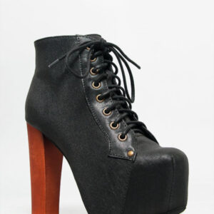 Lita Black Leather front