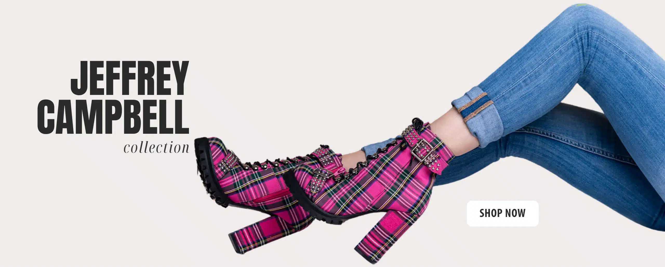 Jeffrey Campbell Collection Shoes Banner